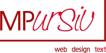 MPursiv - Web Design Text